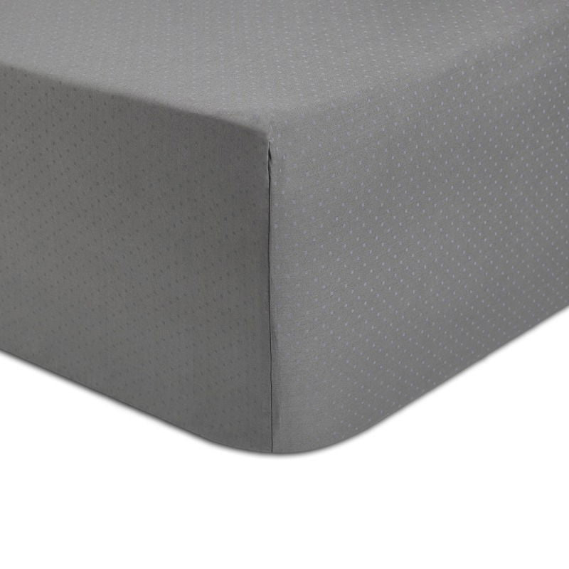 Σεντόνι με Λάστιχο Πουά Cannon Imperial 100X200+40 / State Grey