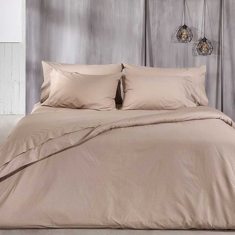 Παπλωματοθήκη Πουά Cannon Imperial 170X250 / Tan