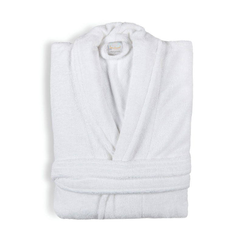 Μπουρνούζι Αιγαίον Νua Cotton 320gsm MEDIUM / White