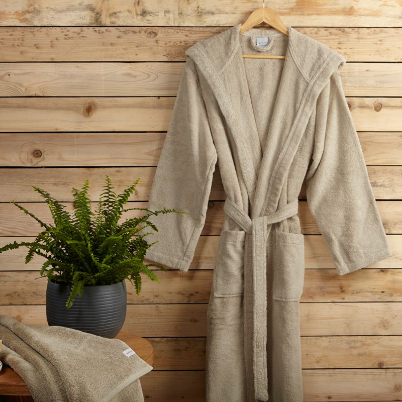 Μπουρνούζι Αιγαίον Νua Cotton 320gsm SMALL / Linen