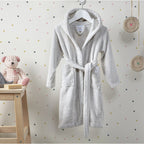 Μπουρνούζι Παιδικό Αιγαίον Nua Cotton 3 Light Grey