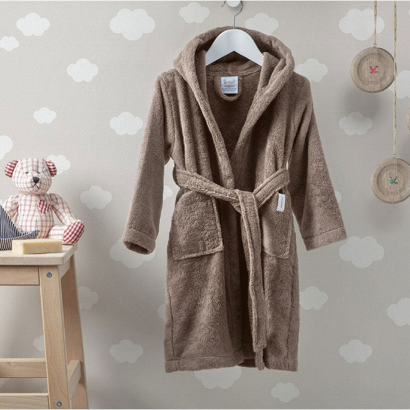 Μπουρνούζι Παιδικό Αιγαίον Nua Cotton 3 / Brown