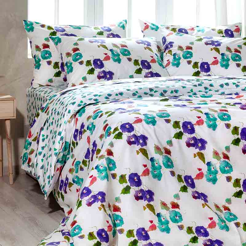 Σετ Παπλωματοθήκη Βαμβακερή Cannon Cotton Fresh 170X250 / Secret Garden