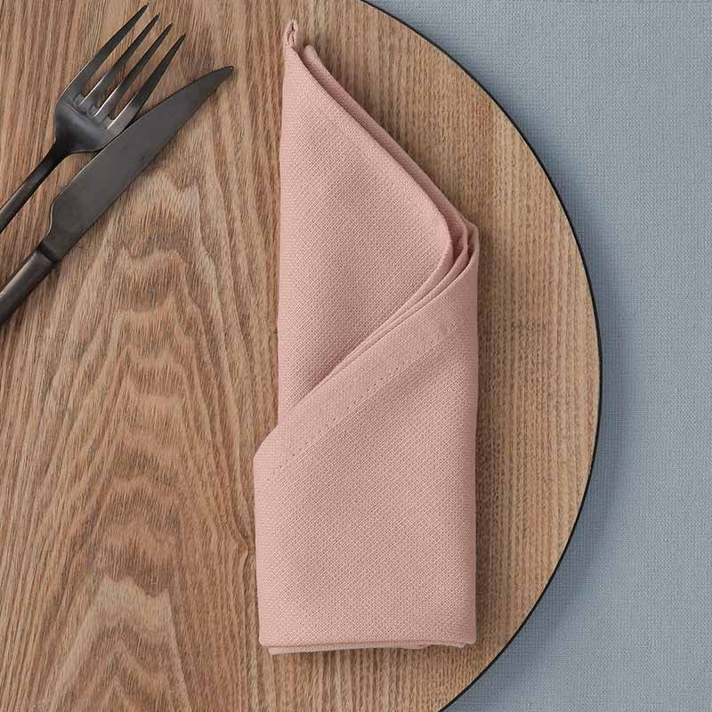 Σετ 2τμχ Πετσέτες Φαγητού Ηauz 33X33 / Powder Pink
