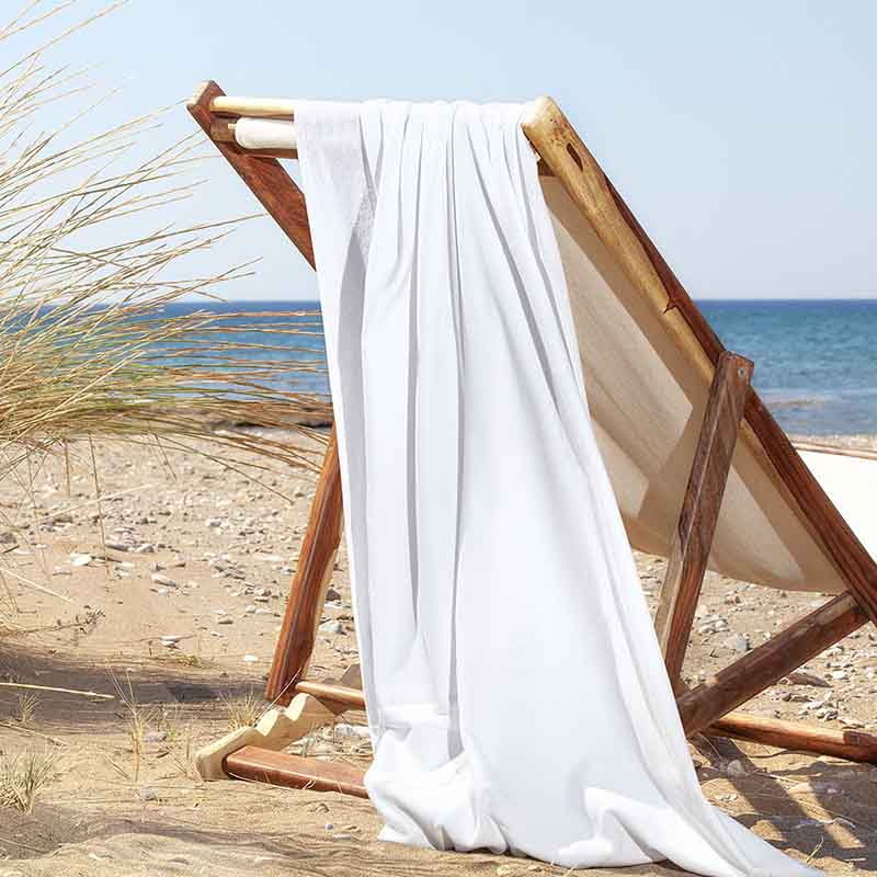Πετσέτα Θαλάσσης Hauz French Terry 120X200 / White