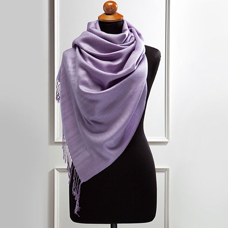 Πασμίνα Μονόχρωμη Αιγαίον ASS / Purple