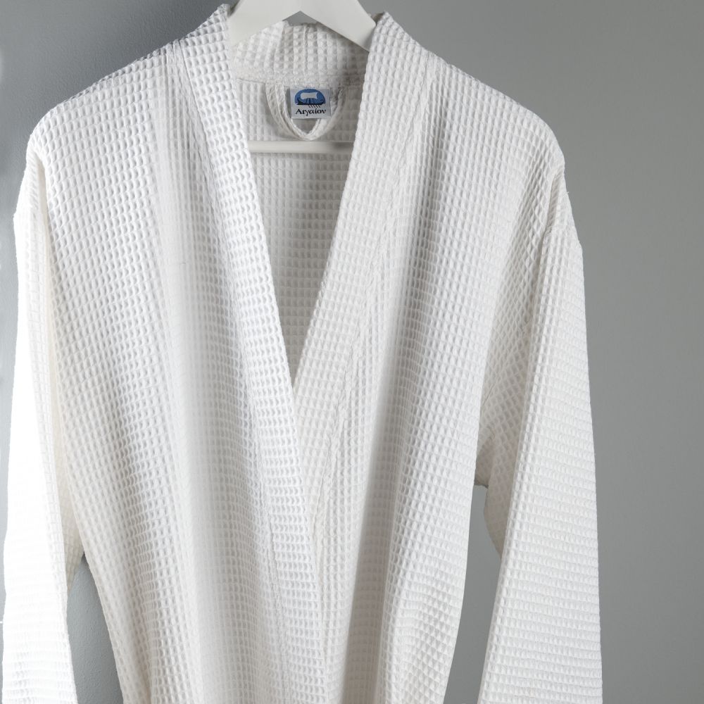 Μπουρνούζι Aegean Pique 240gsm Λευκό XL White