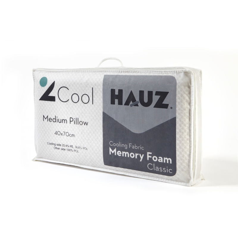 Μαξιλάρι Memory Foam Hauz 2Cool Firm Medium / 40X70