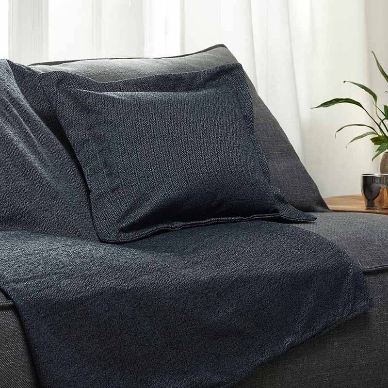 Διακοσμητική Μαξιλαροθήκη Αιγαίον Chenille 45X45 / Poppyseed
