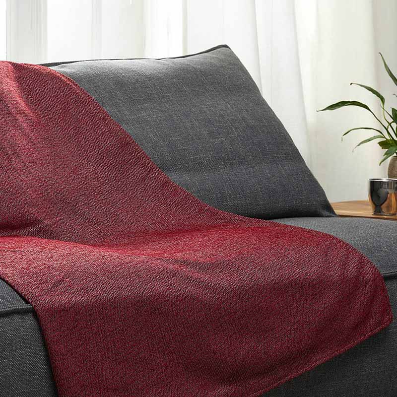 Ριχτάρι Αιγαίον Chenille 180X180 / Wine