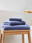 Σετ Πετσέτες Μπάνιου 3τμχ 440gsm 30X30+50X90+65X130 Baby Blue