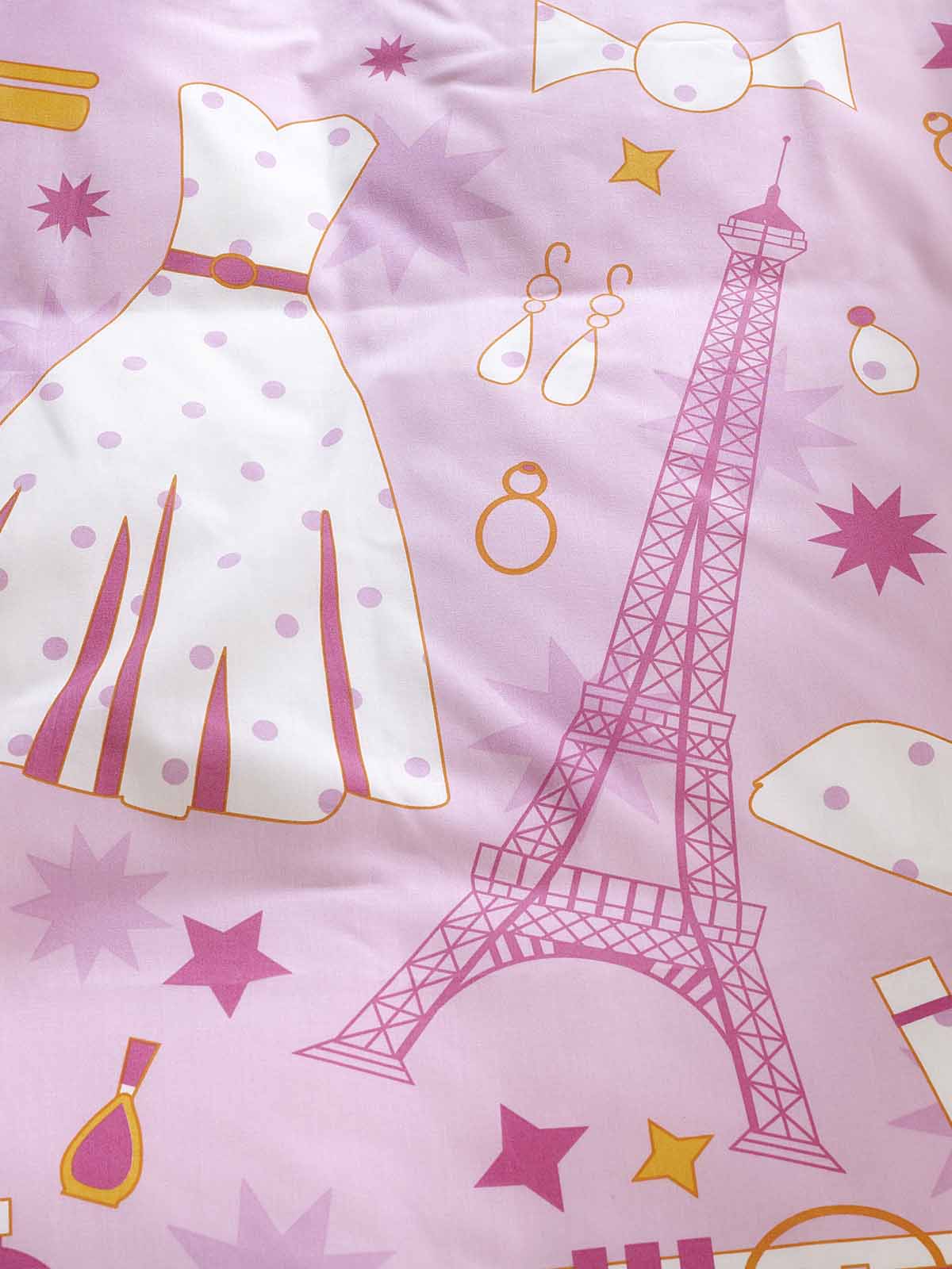 Παιδικό Σεντόνι Αιγαίον 100X200+35 / pink