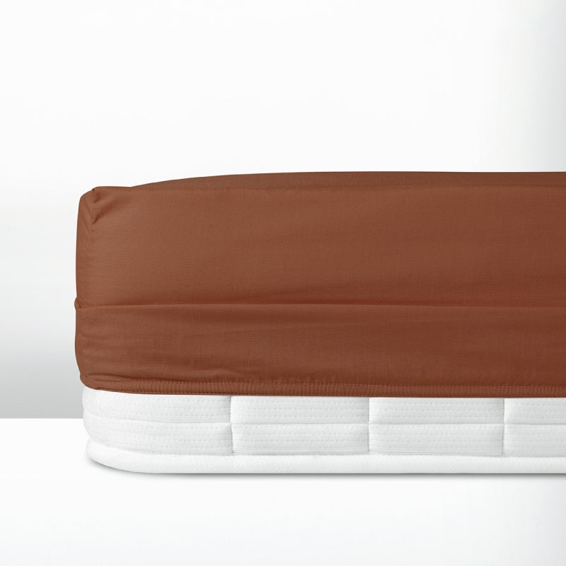 Σεντόνι Cannon Classic με Λάστιχο 100X200+30 Clementine