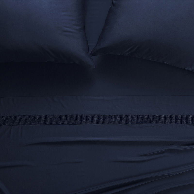 Πανωσέντονο Hauz Vegan Silk 250X290 / Blue