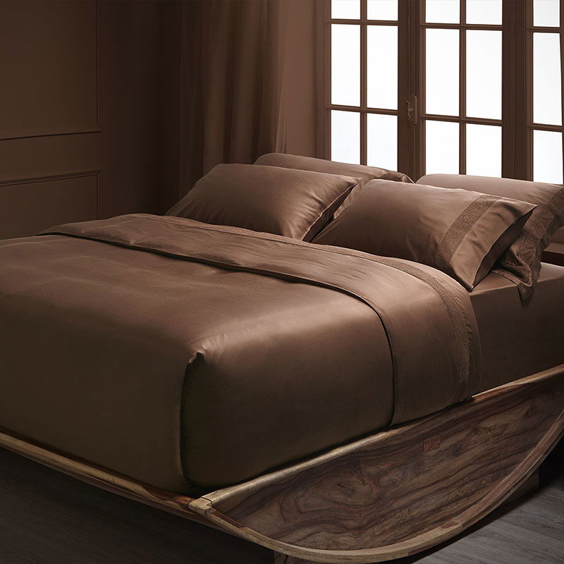 Πανωσέντονο Hauz Vegan Silk 250X290 / Cinnamon