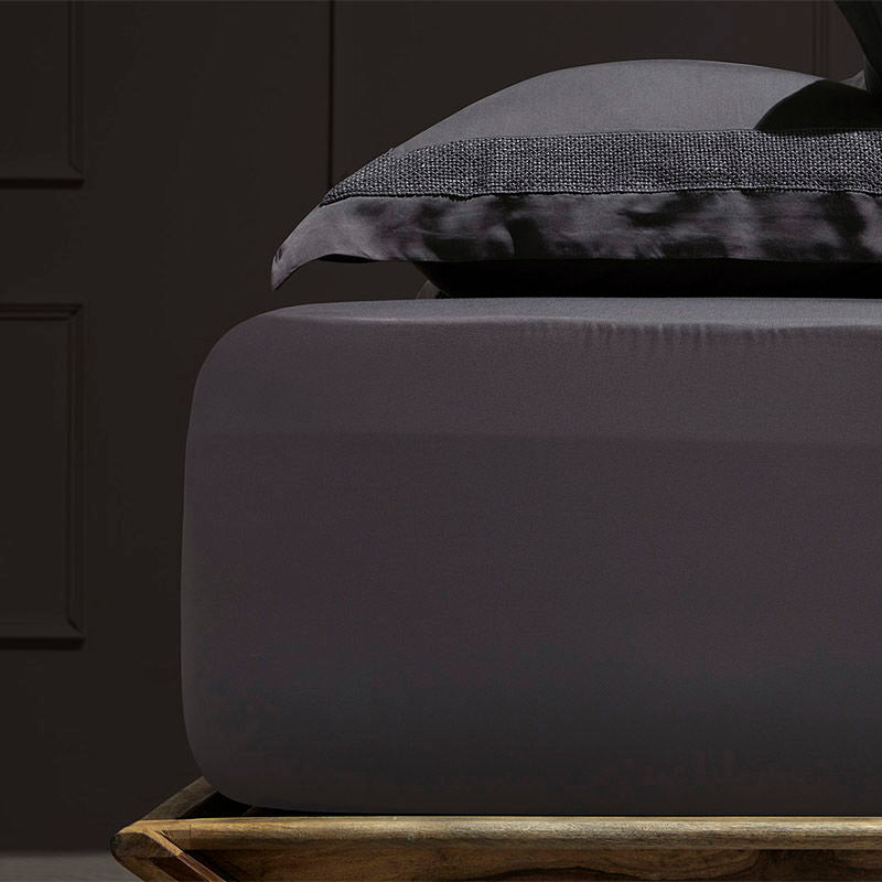 Κατωσέντονο με Λάστιχο Hauz Vegan Silk 160X200+40 / Grey
