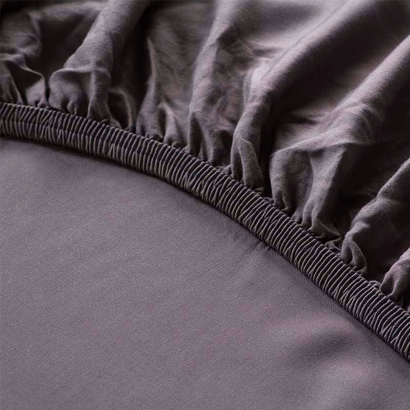 Κατωσέντονο με Λάστιχο Hauz Vegan Silk 160X200+40 / Grey