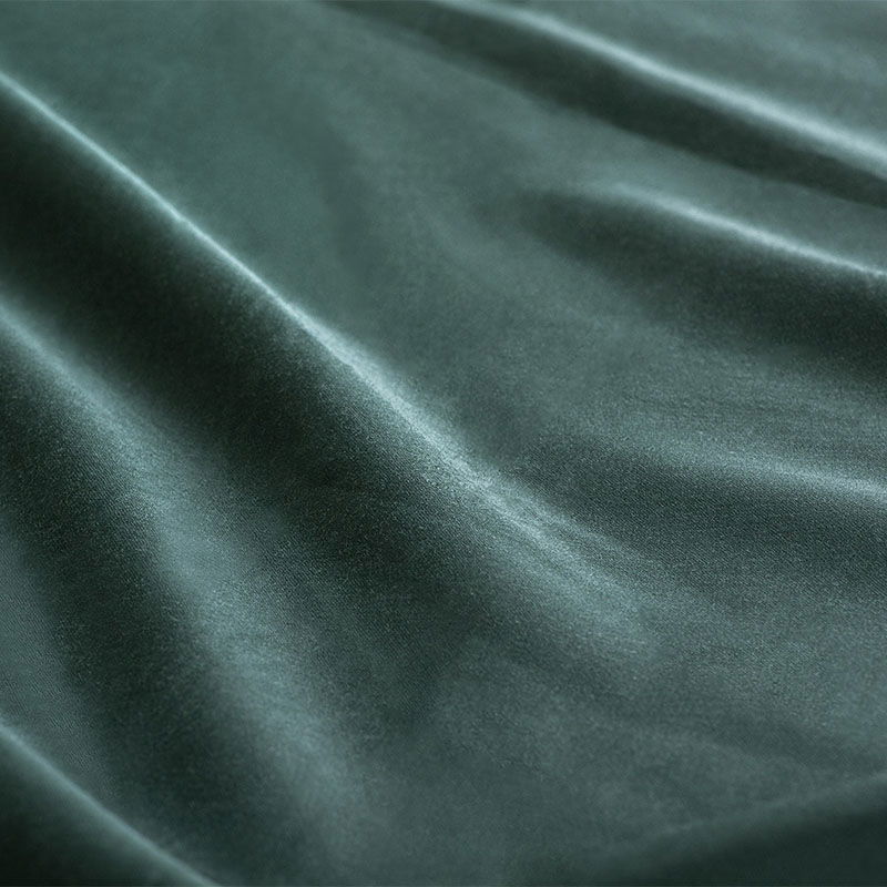 Κατωσέντονο με Λάστιχο Hauz Vegan Silk 200X200+40 Green