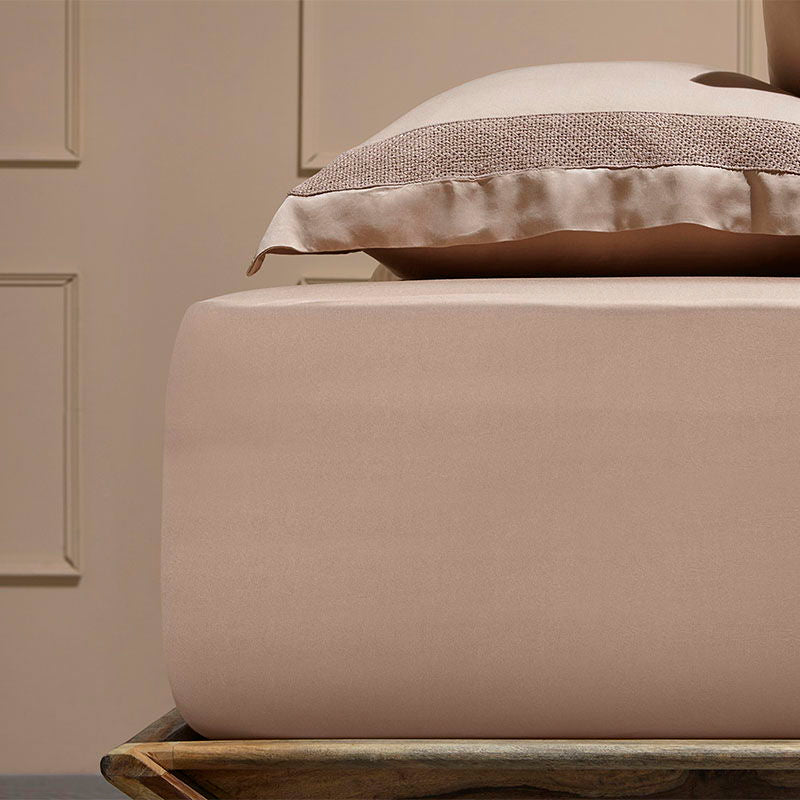 Κατωσέντονο με Λάστιχο Hauz Vegan Silk 200X200+40 / Dusty Pink