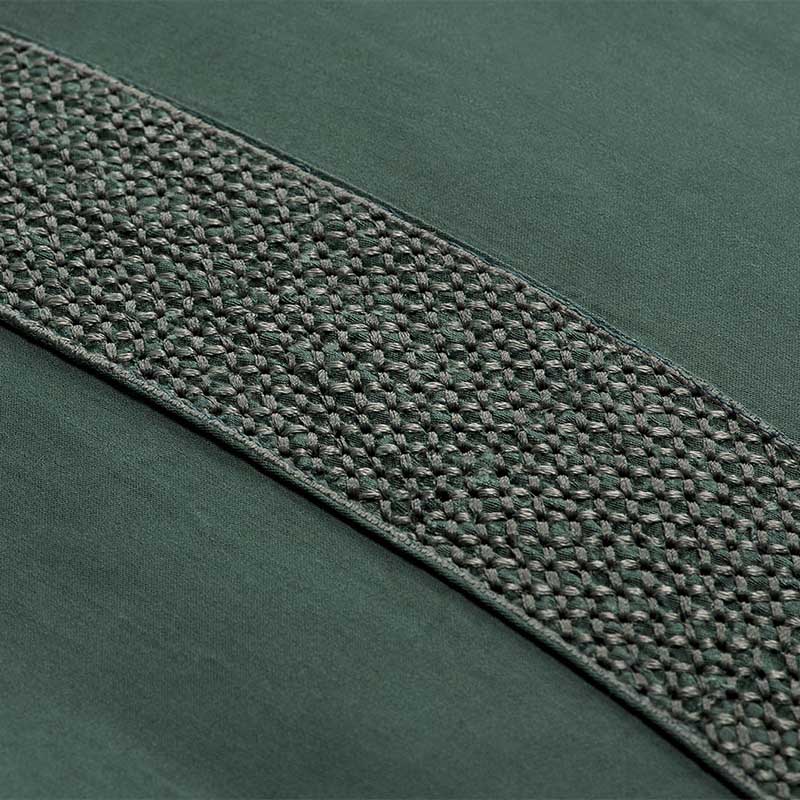 Σετ Παπλωματοθήκη 3τμχ Hauz Vegan Silk 230X250 / Green