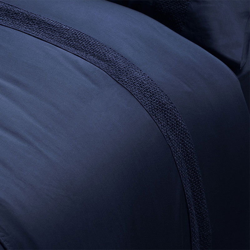 Σετ Παπλωματοθήκη 3τμχ Hauz Vegan Silk 230X250 / Blue