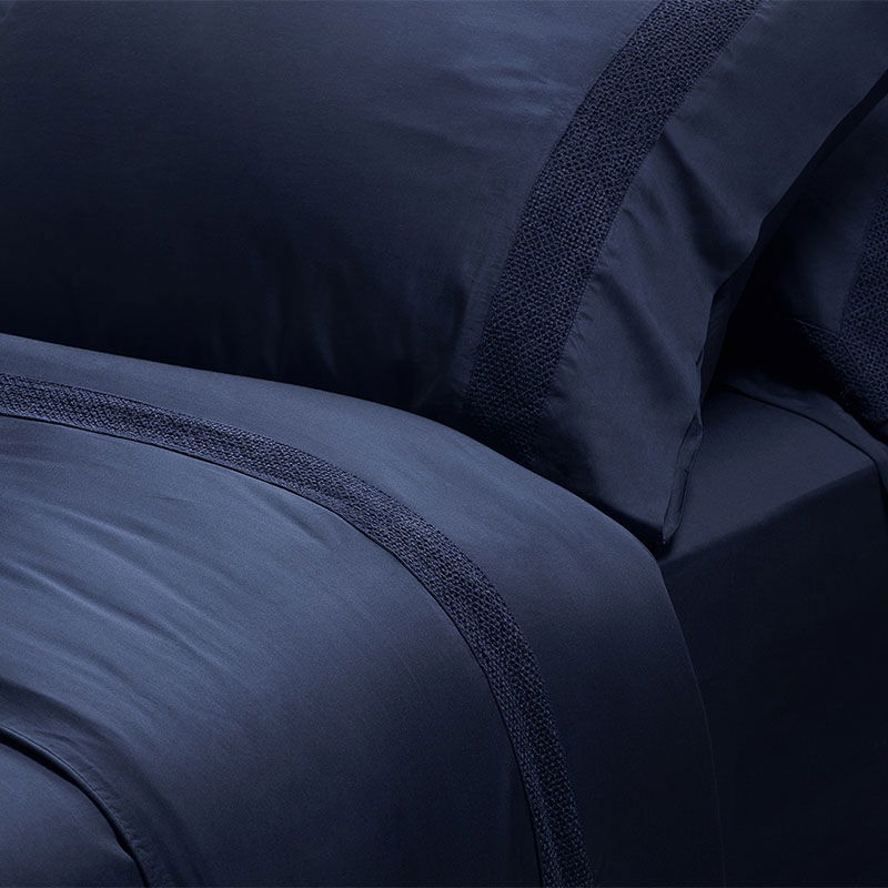 Σετ Παπλωματοθήκη 3τμχ Hauz Vegan Silk 230X250 / Blue
