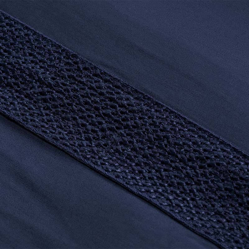 Σετ Παπλωματοθήκη 3τμχ Hauz Vegan Silk 230X250 / Blue