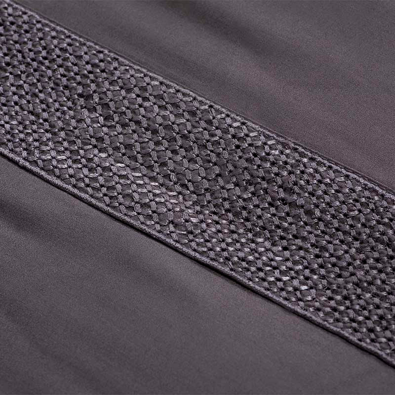 Σετ Παπλωματοθήκη 3τμχ Hauz Vegan Silk 230X250 / Grey