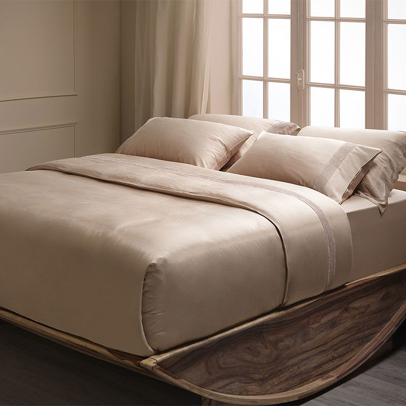 Σετ Παπλωματοθήκη 3τμχ Hauz Vegan Silk 260X250 / Dusty Pink