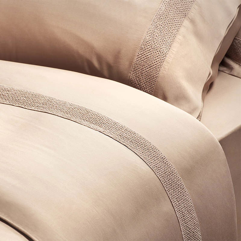 Σετ Παπλωματοθήκη 3τμχ Hauz Vegan Silk 260X250 / Dusty Pink