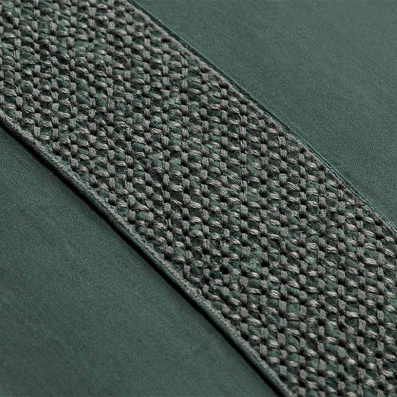 Σετ 2τμχ Μαξιλαροθήκες Hauz Vegan Silk Collection 52X92 / Green