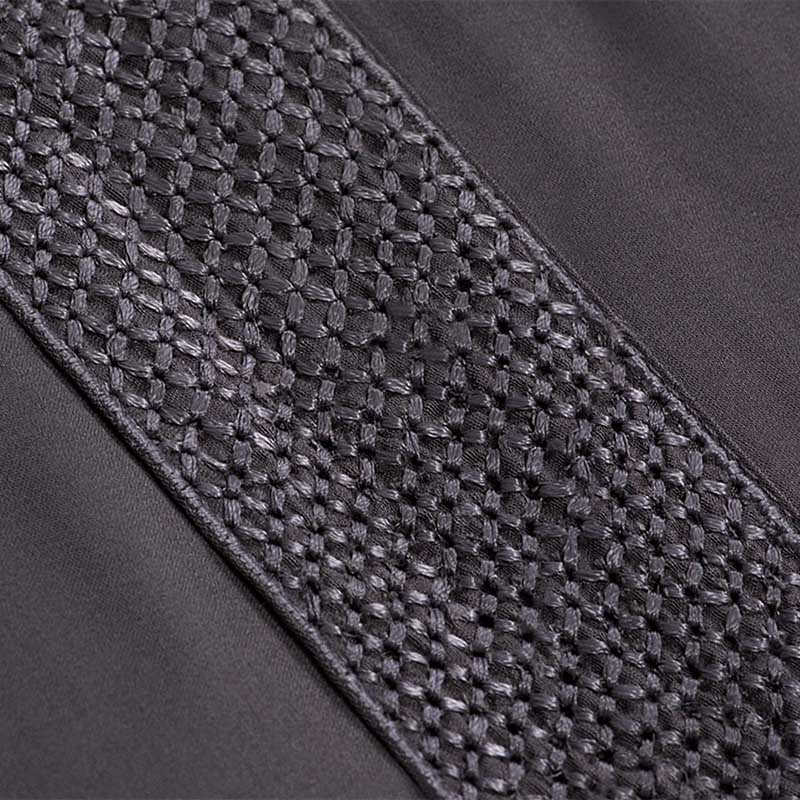 Σετ 2τμχ Μαξιλαροθήκες Hauz Vegan Silk Collection 52X92 / Gray