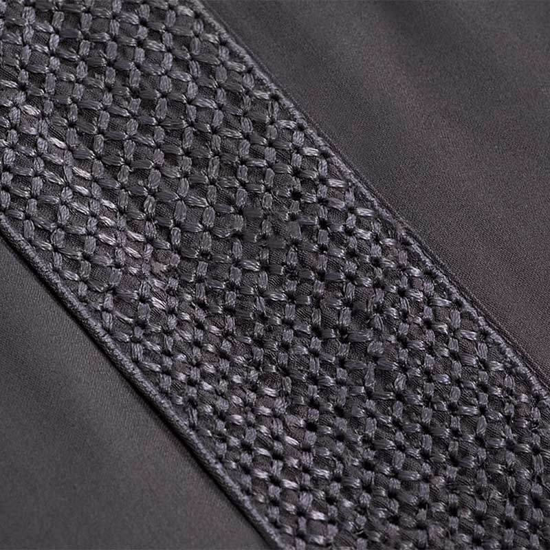 Σετ 2τμχ Μαξιλαροθήκες Oxford Hauz Vegan Silk 52X78 / Gray