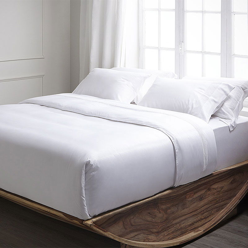 Σετ 2τμχ Μαξιλαροθήκες Oxford Hauz Vegan Silk 52X92 / White