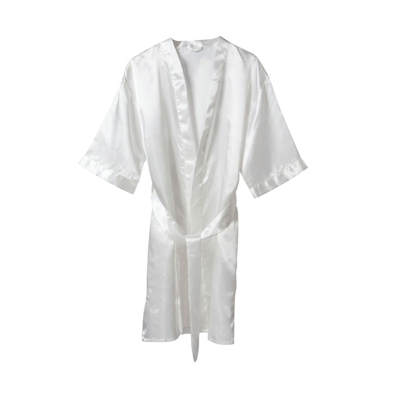 Κιμονό-Ρόμπα Σατέν ΟΝΕ SIZE / white