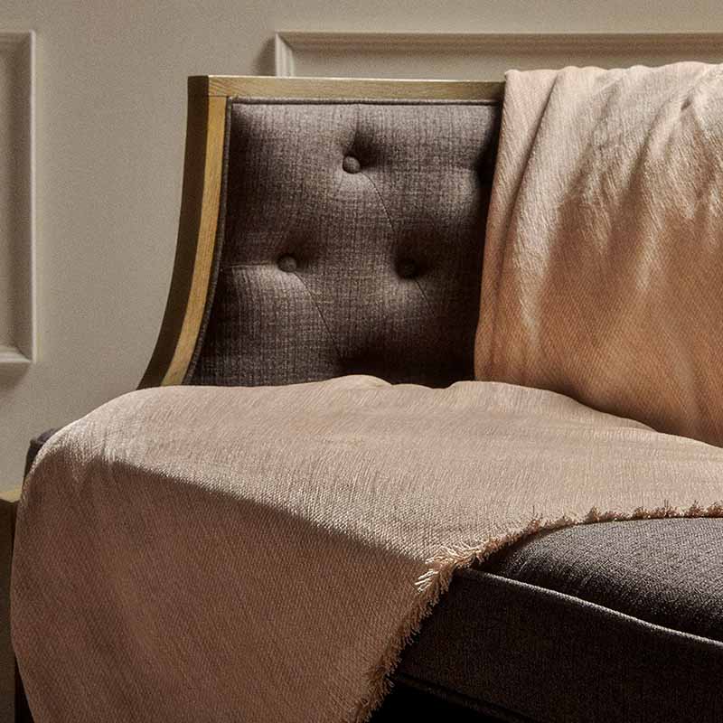 Ριχτάρι Hauz Chenille 180X215 / Linen