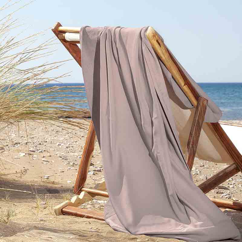 Πετσέτα Θαλάσσης Hauz French Terry 120X200 / Heather