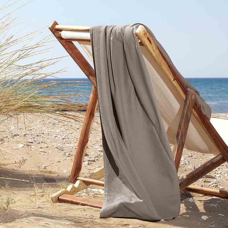 Πετσέτα Θαλάσσης Hauz French Terry 120X200 / Anthracite