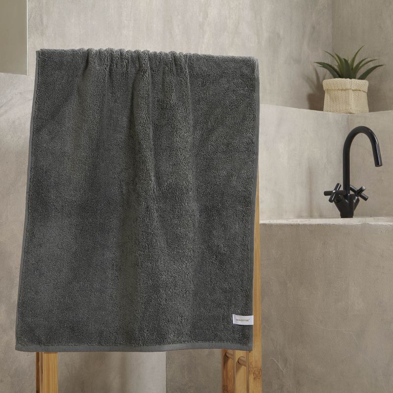 Πετσέτα Χεριών Αιγαίον Νua Cotton 50X100 / Anthracite