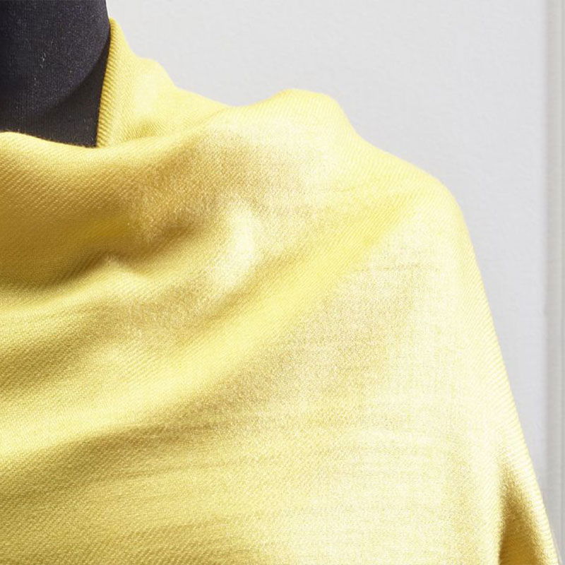 Πασμίνα Μονόχρωμη Αιγαίον ASS / Yellow Safran