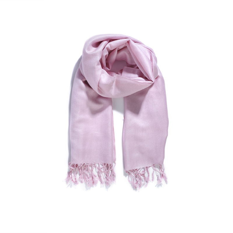 Πασμίνα Μονόχρωμη Αιγαίον ASS / Pink
