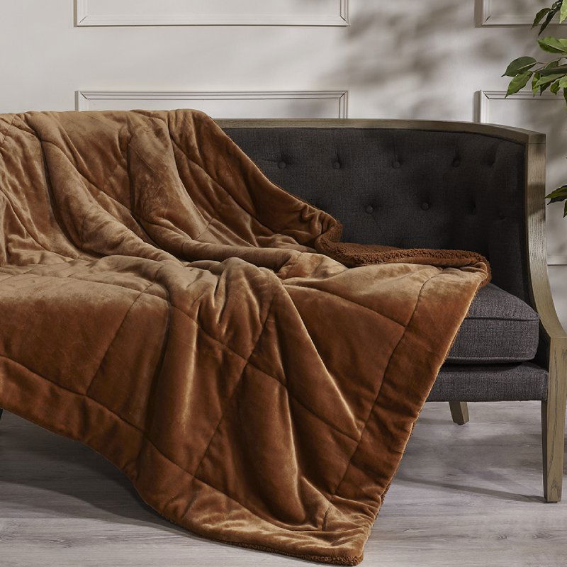 Κουβέρτα Αιγαίον My Blanket 130x180 / Tobago Brown
