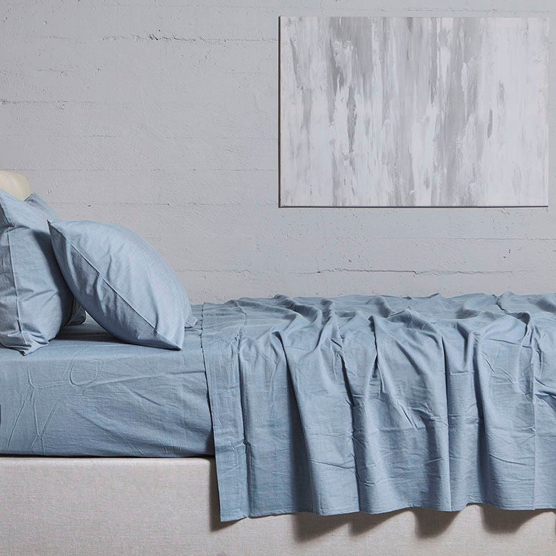 Σεντόνι Αιγαίον Non Iron 245X290 / Blue