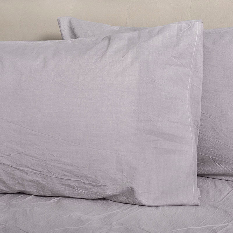 Σετ 2τμχ Μαξιλαροθήκη Αιγαίον Non Iron 51X76 / Gray