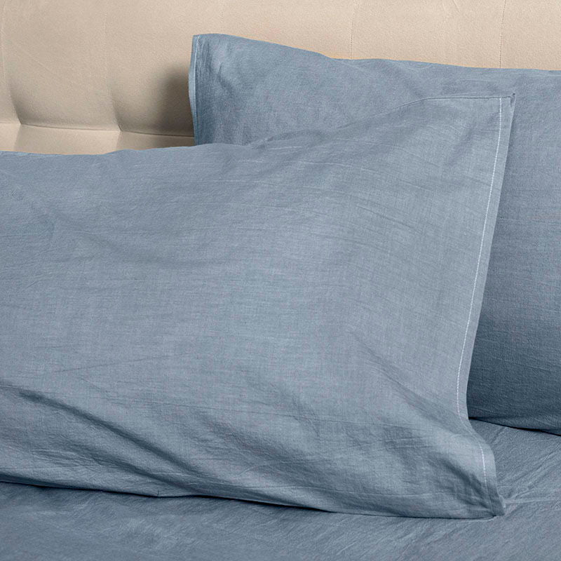 Σετ 2τμχ Μαξιλαροθήκη Αιγαίον Non Iron 51X91 / Blue
