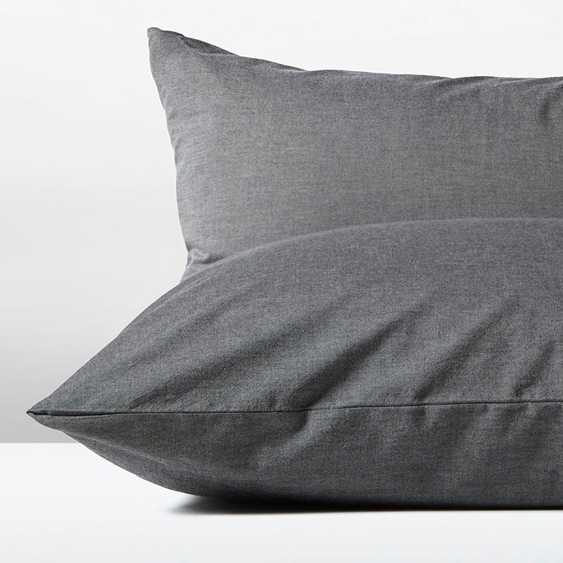 Σετ 2τμχ Μαξιλαροθήκη Αιγαίον Non Iron 51X76 / Black