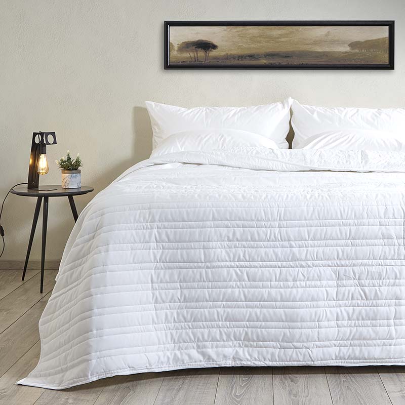 Κουβερλί Μονόχρωμο Αιγαίον 220X240 / White