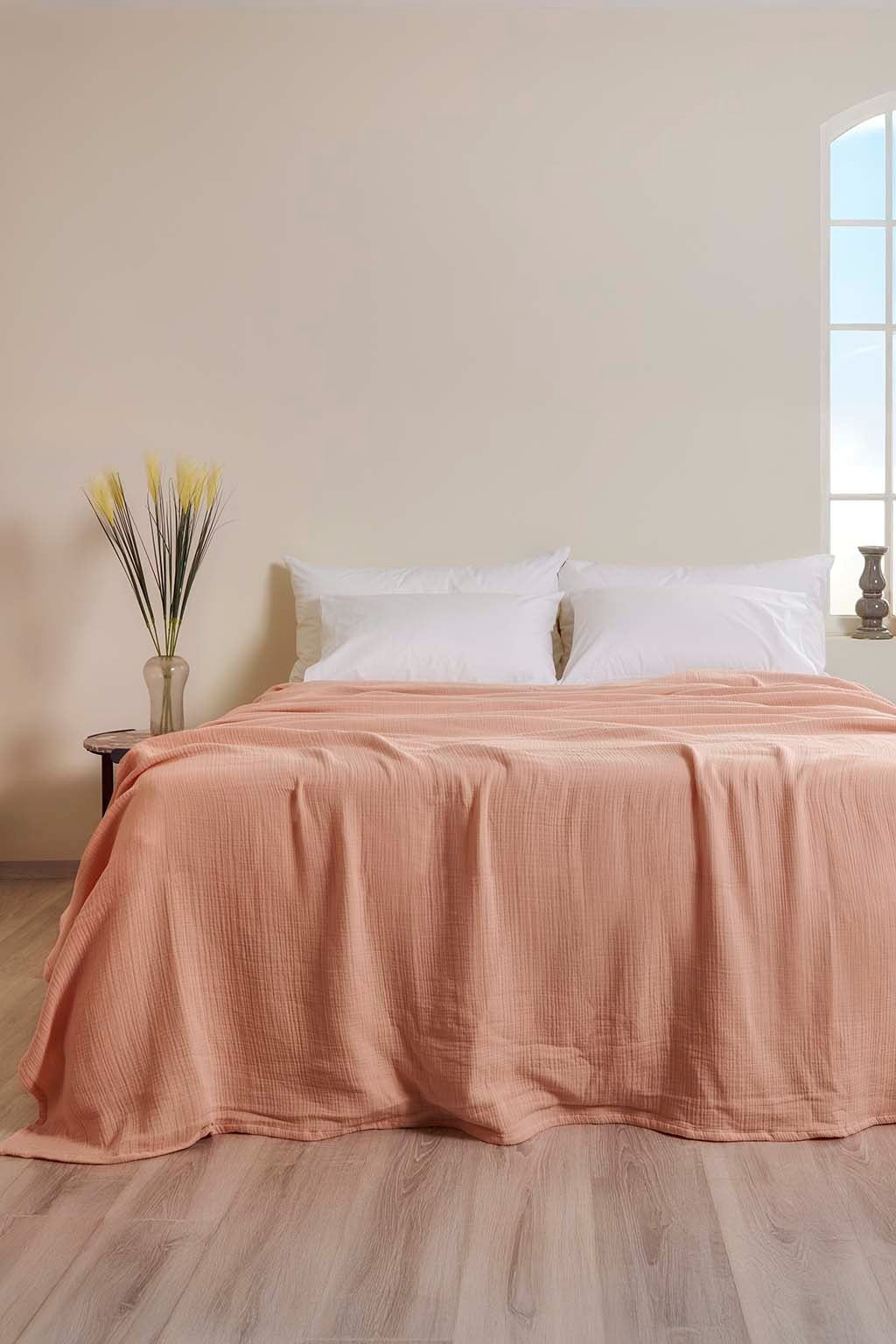 Κουβέρτα Αιγαίον Super Soft Apricot