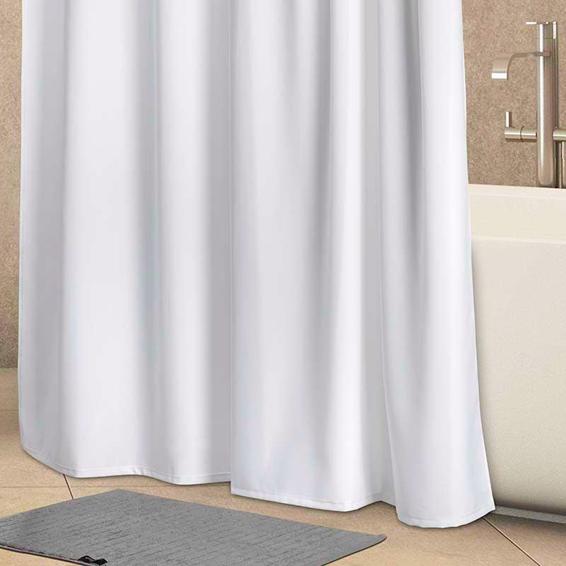 Κουρτίνα Μπάνιου Fieldcrest Linen-Look 180X200 / White