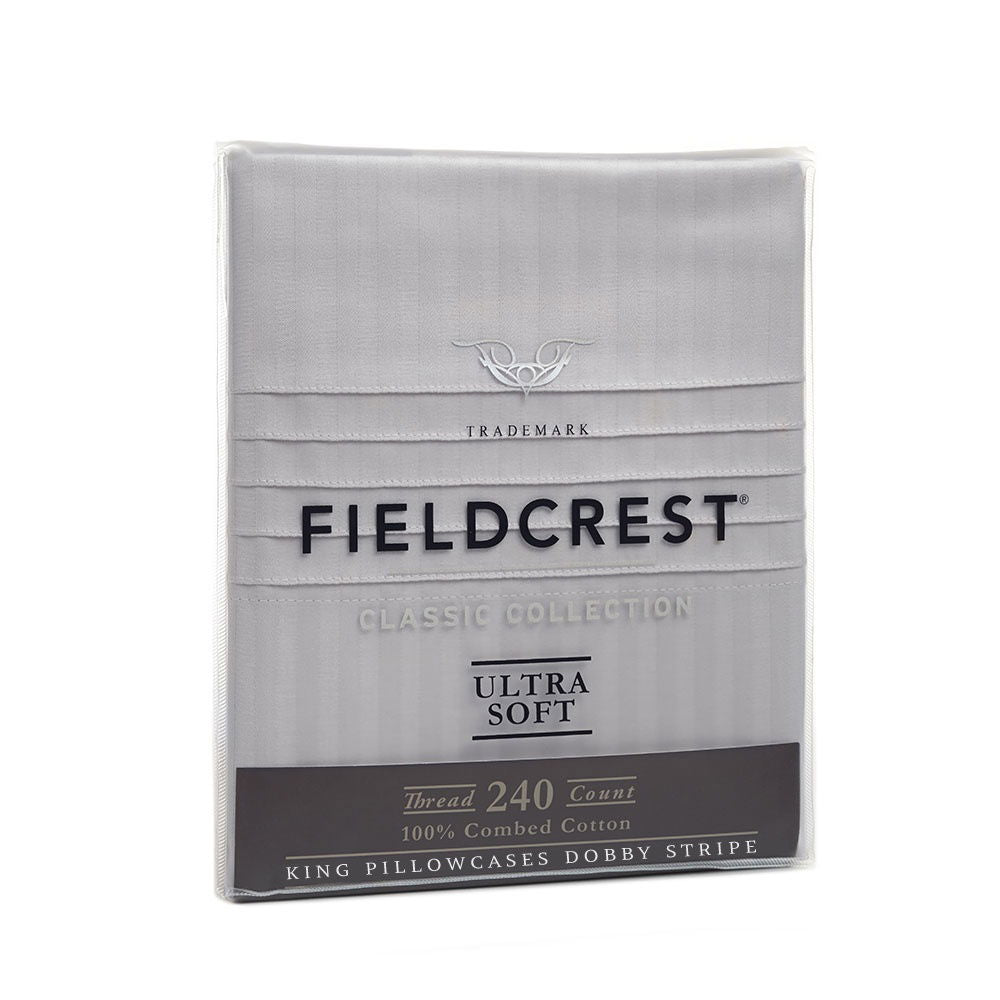 Σετ Μαξιλαροθήκες Fieldcrest Ultra Soft 52X92 / Silver